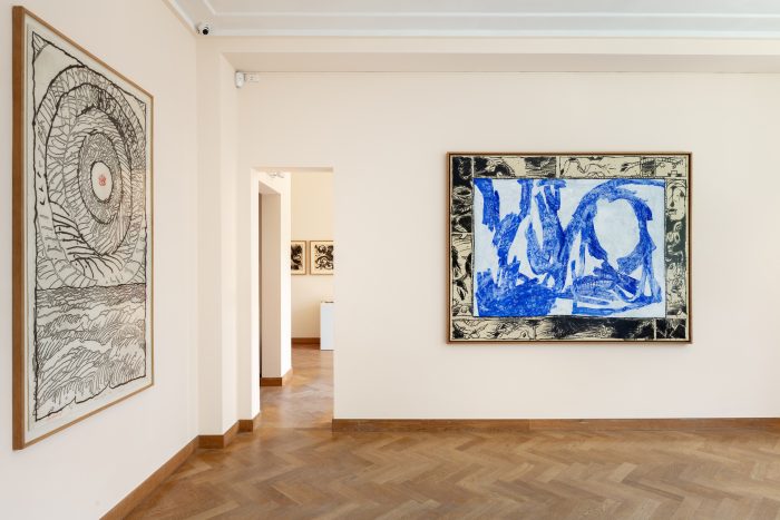 ‘Bleu comme une orange’ 2005-2011 | ‘Aura négative’ 1980 | ‘Les tireurs de langue I-II’ 1960
